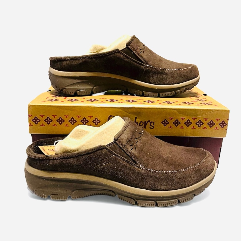 Skechers Brown Suede Easy Going sz 11M - Picture 5 of 16